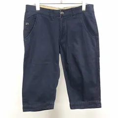 【中古】[印象B] semantic design セマンティックデザイン クロップドパンツ メンズ S ネイビー 紺 綿100% コットン100% テーパード 無地 ジップフライのサムネイル
