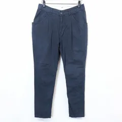 【中古】[印象BC] URBAN RESEARCH アーバンリサーチ チノパンツ メンズ ネイビー 紺 スキニー テーパード 1タック ジップフライ 無地 ストレッチ無し
