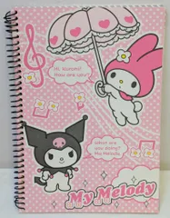 サンリオ マイメロディ&クロミ シール付きリングノート 2005年