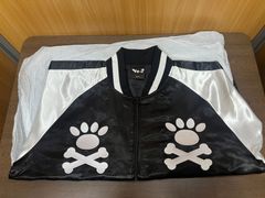 猫又おかゆ スカジャン 猫又おかゆ🐱💜🍙 僕とおそろいスカジャン昨日届いた〜🙈💕 ひ、一目