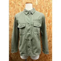 【中古】[印象BC] 179/WG イチナナキュウ/ダブルジー レディース 38 ミリタリーグリーン 綿100% ミリタリーシャツジャケット 『U.S.ARMY』 両胸ポケット 長袖のサムネイル