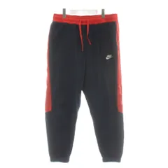ナイキ NIKE パンツ XL 紺 ネイビー ドローストリング付き サイド切り替え リブ裾 /DU