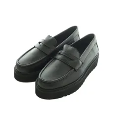 カミナンド caminando PLATFORM LOAFERS ローファー レザー 厚底 7 24.0cm 黒 2312W /MI ■OS