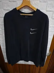 ナイキ ダブル スウッシュ スウェット ネイビー 2XL