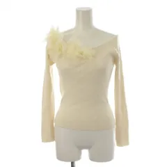 スナイデル SNIDEL ニット ONE  長袖 モチーフ プルオーバー ベージュ /LP ■ECD001