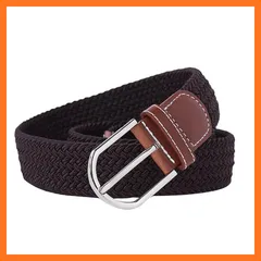 【新品】 [CROWNCAT] ベルト メンズ メッシュ 【着用らくらく♪伸びるゴムベルト＆メッシュタイプで自由な長さ調整＆学生・オフィスカジュアル・ゴルフやアウトドアに！】 コーヒーブラウン