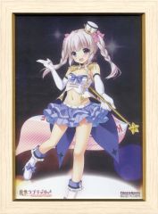 西又葵「MOON LIGHT」版画 美少女 保証書付 額装 インテリア #369