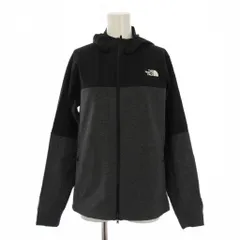 ザノースフェイス THE NORTH FACE APEX FLEX HOODIE パーカー ジャケット ジップアップ ナイロン L グレー 黒 NPW22175 /BM
