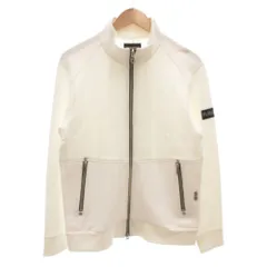 メンズビギ MEN'S BIGI ユニオン ステーション UNION STATION PRO-SPERITY コラボ スタンドカラーZIPアップブルゾン ジャージ M 白 ホワイト /GVのサムネイル