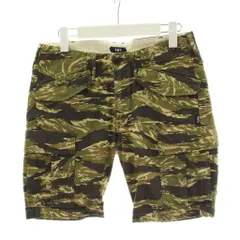 ティーエムティー TMT CAMO PRINT CARGO SHORTS ショートパンツ ハーフパンツ カモフラ 迷彩柄 S カーキ TPT-S1708 /AN55のサムネイル