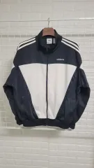 XXL アディダス オリジナル レトロ 黒白 オレオ バイカラー クラシック トラックジャージ XXL