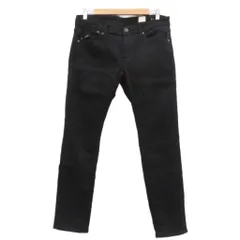 ヤヌーク YANUK スキニーパンツ アンクル丈 無地 33 黒 /SY72 ■ECA001