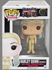 【中古】フィギュア ハーレイ・クイン(囚人服版) 「スーサイド・スクワッド」 POP! HEROES #105 ヴィレッジ・ヴァンガード限定