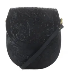 カービングトライブス グレースコンチネンタル CARVING TRIBES ペイズリーミニバッグ Paisley Mini Bag ショルダーバッグ ワンショルダー レザー ブラック /YO18のサムネイル