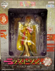 バンプレスト 一番くじ ワンピース 咲き誇れ!艶色麦わら絵巻 ラストワン賞ナミフィギュア 格別Ver