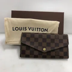 02w24102 ルイ・ヴィトン LOUIS VUITTON  ダミエ ポルトフォイユサラ  ブラウン  フランス製 メンズ  箱・保存袋あり  長財布  N63209  【中古品】