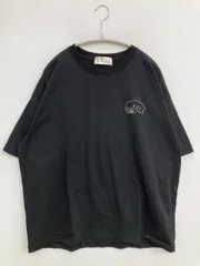 黒猫ろんと暮らしたら Tシャツ/カットソー L ブラック 前面プリント バックプリント ワンポイント 刺繍 ミドル丈 半袖 クルーネック(丸首)