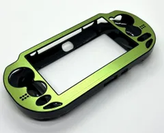 PS Vita1000(PCH-1000)専用アルミプレートケース(グリーン)