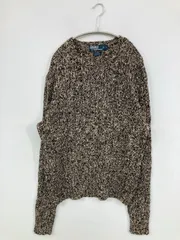 POLO ポロ ニット/セーター L ベージュ