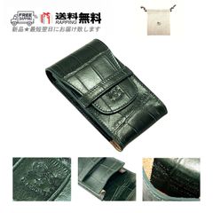 フランク・ミューラー ペンケース ネイビーブルー クロコダイル調の型