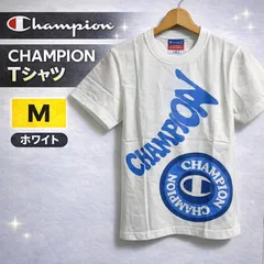 新品タグ付 Champion チャンピオン 半袖Tシャツ 白 ロゴプリント M