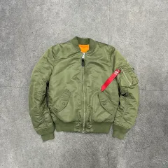 アルファインダストリーズ MA-1 ブルゾン ジャケット カーキ ウィメンズ