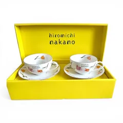 【新品未使用】hiromichi nakano ヒロミチナカノ 花柄ティーカップセット 2客 コーヒーカップ