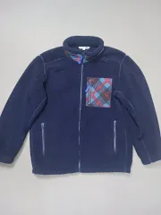 L ユニクロ × JW Kinloch Anderson(キンロックアンダーソン) フリース フルジップアップ ブルゾン ネイビー