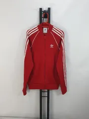 アディダス ジャージ スーパースター トラックジャージ ツーウェイ ジッパー レッド m