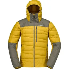 ノローナ メンズ アウター ジャケット・ブルゾン フーデッドジャケット ダウン ジャケット Norrona Falketind Down750 Hooded Jacket Mens Golden Palm