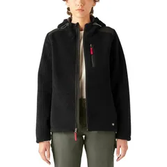 ディッキーズ レディース アウター ジャケット・ブルゾン パーカー Dickies Windproof Full Zip Hoodie Womens Black ブラックのサムネイル