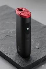 glo(グロー) ハイパー プロ Hyper Pro ルビー・ブラック 加熱式タバコ 電子タバコ ディスプレイ搭載 セッション回数 約20回 ブースト・モード搭載