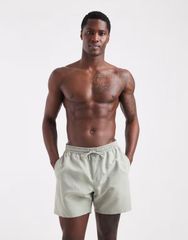 ASOS Men's Swimwear Half Pants/Shorts ASOS DESIGN mid length swim shorts in sage green