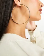 アクセサライズ レディース アクセサリー ピアス・イヤリング Accessorize large simple hoop earrings part of a set GOLD ゴールドのサムネイル