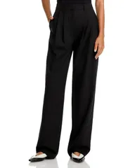 コー レディース ボトムス カジュアルパンツ プリーツ パンツ CO Pleated Pants Black ブラック