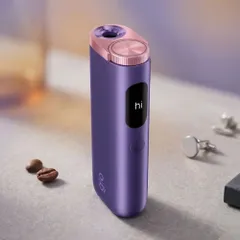 glo(グロー) ハイパー プロ Hyper Pro パープル・サファイア 加熱式タバコ 電子タバコ ディスプレイ搭載 セッション回数 約20回 ブースト・モード搭載
