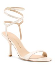 スチュアート ワイツマン レディース シューズ サンダル ヒール Stuart Weitzman Womens Nudist Wrap 85 Higheel Sandals Cream クリーム