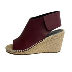 【CELINE フィービー期】ウェッジサンダル 36 ボルドー エスパドリーユ CELINE】36フィービー期 エスパドリーユ ウェッジサンダル - メルカリ