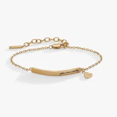 アレックスアンドアニ レディース アクセサリー ブレスレット・バングル・アンクレット Alex and Ani You Are Worthy Inline Bracelet Gold ゴールド