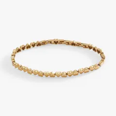 アレックスアンドアニ レディース アクセサリー ブレスレット・バングル・アンクレット Alex and Ani Heartennis Bracelet Gold ゴールド