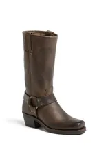フライ レディース シューズ ブーツ・レインブーツ レザー Frye Harness 12R Leather Boot Smoke スモーク