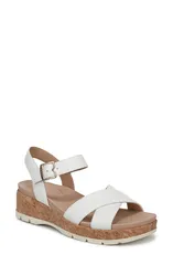ドクター・ショール レディース シューズ ヒール プラットフォーム サンダル アンクル Dr Scholls Free Love Ankle Straplatform Slide Sandal Whiのサムネイル