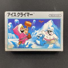 アイスクライマー ファミコンカセット 箱 説明書付 - メルカリ