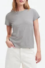 メイドウェル レディース トップス Tシャツ ヴィンテージ Madewell Vintage Northside Tee Lighthr Grey グレーのサムネイル