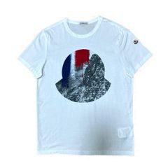 モンクレール 刺繍ロゴ ワッペン 白 Tシャツ 国内正規品 5S178 - メルカリ