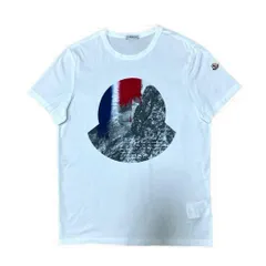 モンクレール　グラフィックプリント Tシャツ　Ｓ　ホワイト　3S398