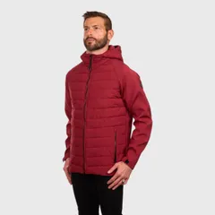 ペリーエリス メンズ アウター ジャケット・ブルゾン Perry Ellis Tech Stretch Softshell Jacket Dark Red レッドのサムネイル