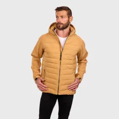ペリーエリス メンズ アウター ジャケット・ブルゾン Perry Ellis Tech Stretch Softshell Jacket Mustard マスタードのサムネイル
