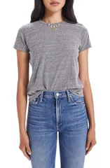 マザー レディース トップス Tシャツ MOTHER Little Goodie Tee Heather Grey グレーのサムネイル