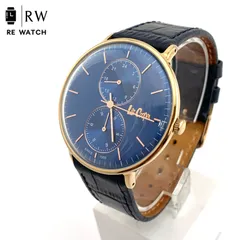 【中古】Lee Cooper LC06381.499 クォーツ腕時計 青のサムネイル